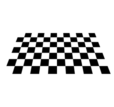 Dywan retro czarno-białe płytki - TenStickers