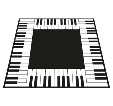 Dywanik winylowy Pianino - TenStickers