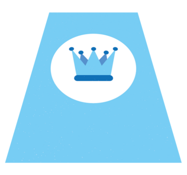 Dywan winylowy Niebieska korona - TenStickers