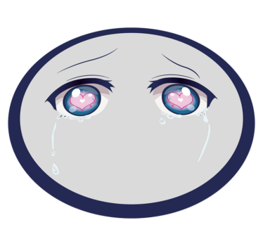 Dywan winylowy Smutne oczy anime - TenStickers