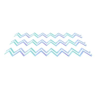 Dywan winylowy Niebieskie zygzaki - TenStickers