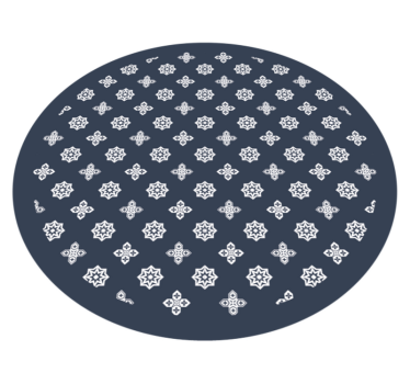 Dywan winylowy w gwiazdki niebiańskie wzory - TenStickers