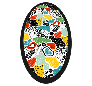 Dywan winylowy natura kolorowy wzór natury - TenStickers