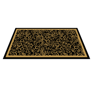 Dywan vintage winylowy Tradycyjny wzór - TenStickers