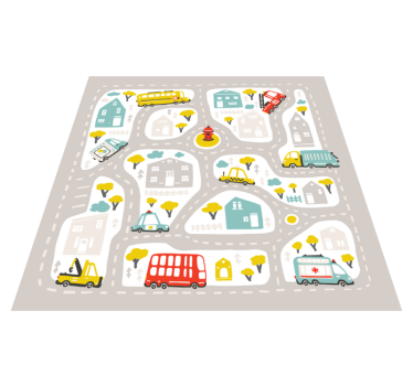 Dywan winylowy Droga w stylu nordyckim - TenStickers