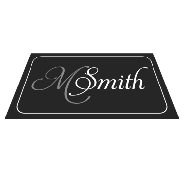 Dywan winylowy z imieniem konfigurowalny monogram - TenStickers