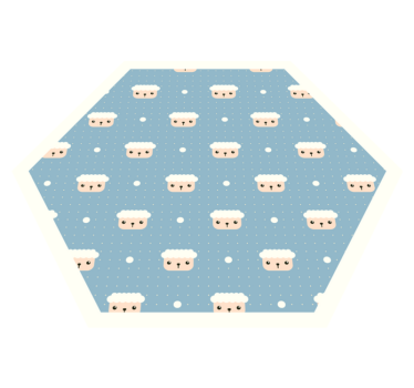 Owiec mata w kropki - TenStickers