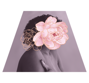 Dywan winylowy do salonu wdzięczna sylwetka botaniczna - TenStickers