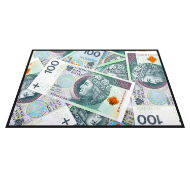 Dywan winylowy z mapą 100 złotych - TenStickers