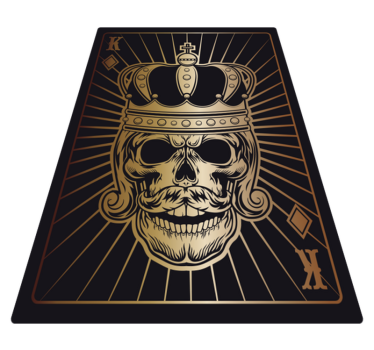 Dywan winylowy king of diamonds do sypialni - TenStickers