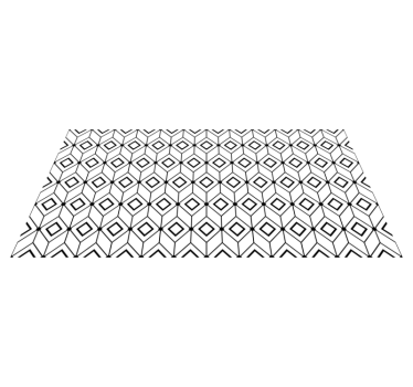 Dywan winylowy do biura Ateny geometryczny efekt płytek - TenStickers