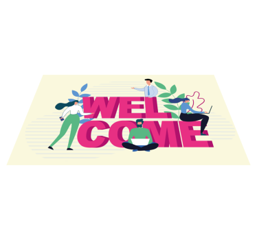Dywan winylowy do biura profesjonalne powitanie - TenStickers