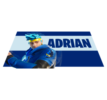 Dywan winylowy z imieniem personalizacja postaci w grach - TenStickers