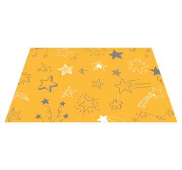Dywan winylowy w gwiazdki wzory gwiaździstej nocy - TenStickers