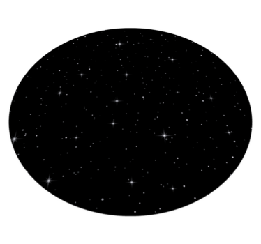 Dywan winylowy w gwiazdki rozgwieżdżone widzenie nocne - TenStickers