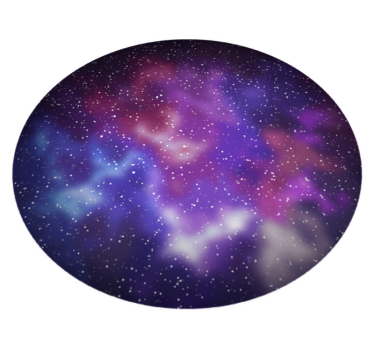 Dywan winylowy w gwiazdki inspirowane galaktyką - TenStickers