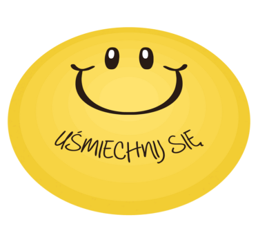 Chodnik winylowy do przedpokoju uśmiech mruga twarz - TenStickers