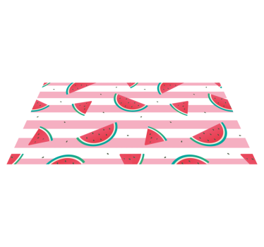 Dywan winylowy do kuchni ilustracja kawałka arbuza - TenStickers
