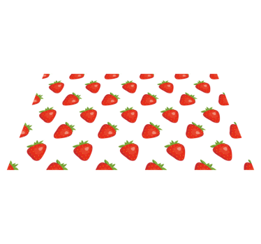 Dywan winylowy do kuchni koncepcja truskawkowa - TenStickers