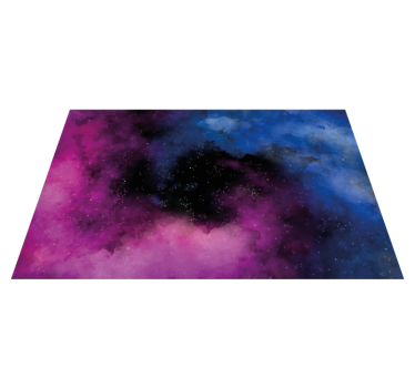 Dywan winylowy w gwiazdki kosmiczne nocne niebo - TenStickers