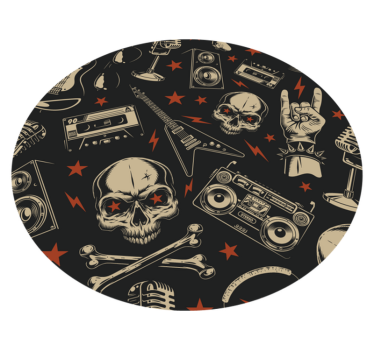 Dywan winylowy dla nastolatków styl muzyki rockowej - TenStickers