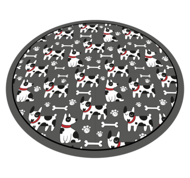 Dziecięcy dywan winylowy zabawne wzory psów - TenStickers