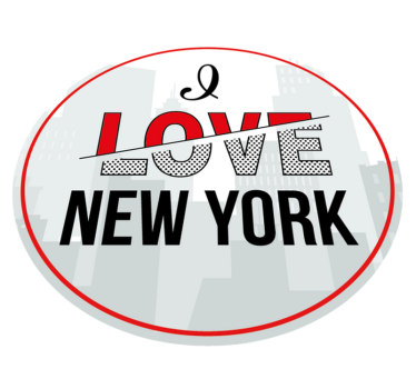 Dywan winylowy napisy kocham nowy jork - TenStickers