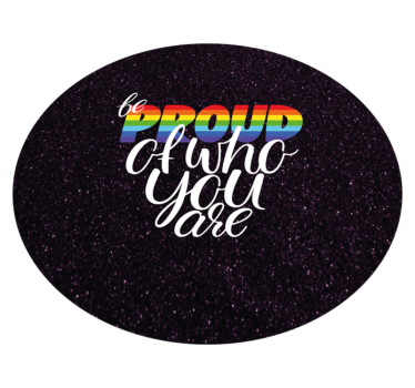 Dywan winylowy napisy projekt wiadomości z dumą - TenStickers
