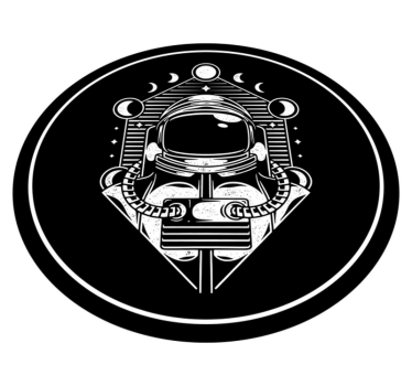 Dywan winylowy dla nastolatków grafika astronauty - TenStickers