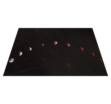 Dziecięcy dywan winylowy układ planetarny - TenStickers