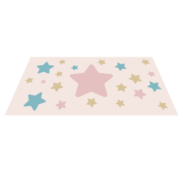 Dywan winylowy gwiazdki motyw niebiański - TenStickers