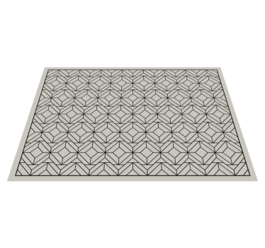 Dywan winylowy do łazienki geometryczna mata do kąpieli - TenStickers