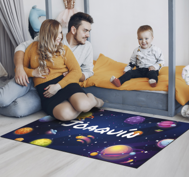Dywan spersonalizowany wszechświat i planety - TenStickers