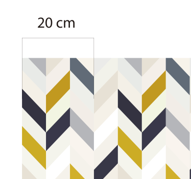 Kolorowe geometryczne elementy geometryczne dywany - TenStickers