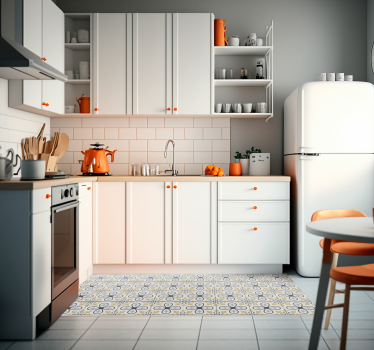 Dywan winylowy do kuchni retro - TenStickers