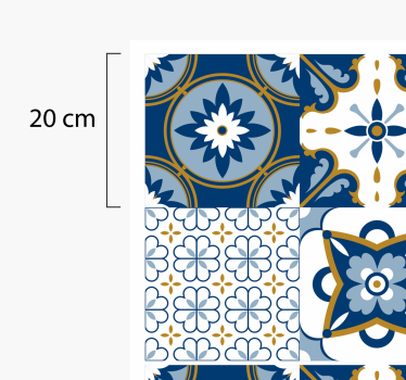 Dywan winylowy płytki Kolorowa mozaika geometryczny wzór - TenStickers