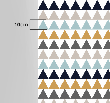 Dywan winylowy wzór geometryczny efekty wzoru trójkątnego - TenStickers
