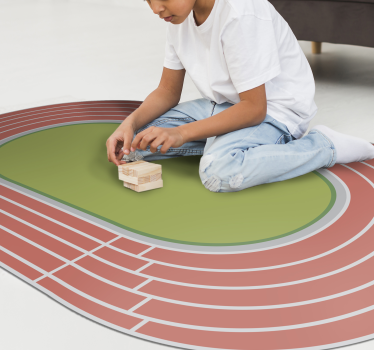 Dywan winylowy bieżnia lekkoatletyczna - TenStickers