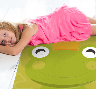 Dywan winylowy dla dziecka kreskówka żabiego księcia - TenStickers