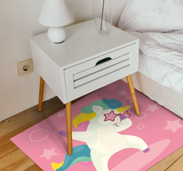 Dywan winylowy dla dziecka tańcząca magia jednorożca - TenStickers