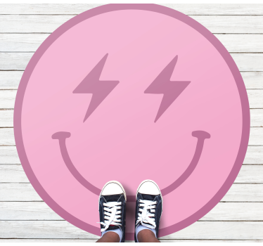 Dywan winylowy dla nastolatków z elektryzującym uśmiechem - TenStickers