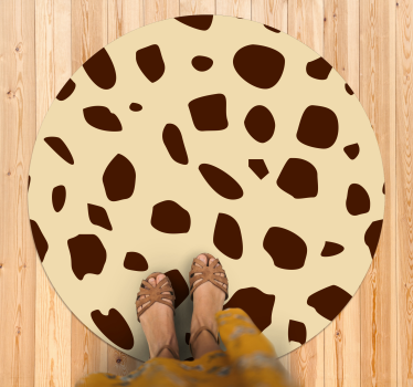 Dywan winylowy do biura Plamy żyrafy - TenStickers