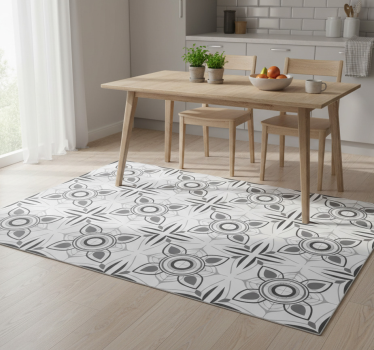 Dywan winylowy do kuchni naklejka w portugalskie kafle - TenStickers