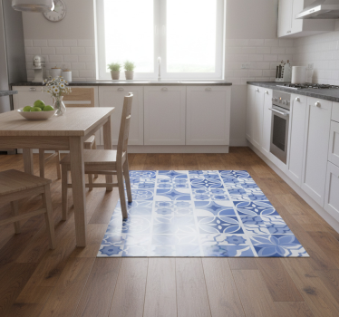 Dywan winylowy do kuchni płytki azulejos cindito - TenStickers