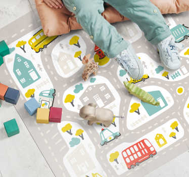 Dywan winylowy Droga w stylu nordyckim - TenStickers