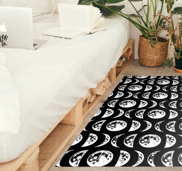 Dywan winylowy Fazy Księżyca - TenStickers
