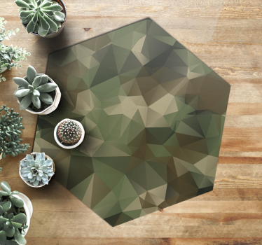 Dywan winylowy Geometryczne moro - TenStickers