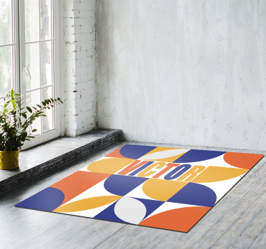 Dywan winylowy geometryczny spersonalizowany - TenStickers