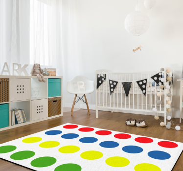 Dywan winylowy gra twister  - TenStickers