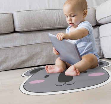 Dywan winylowy koala twarz - TenStickers